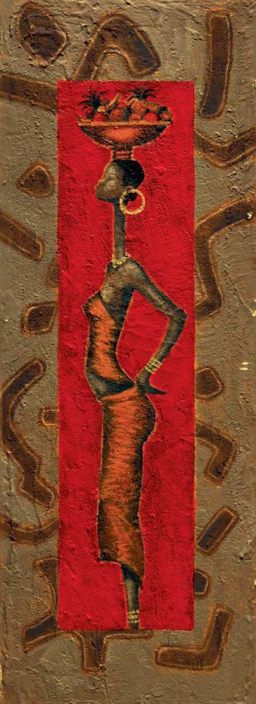 African Lady II art print by Kamba for $57.95 CAD