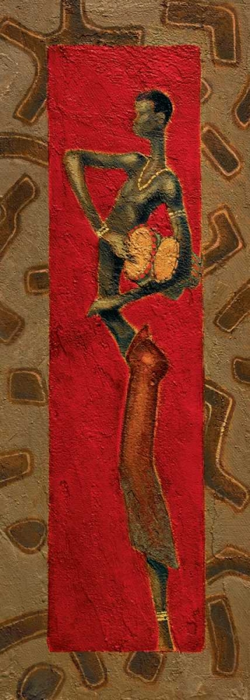African Drummer I art print by Kamba for $57.95 CAD