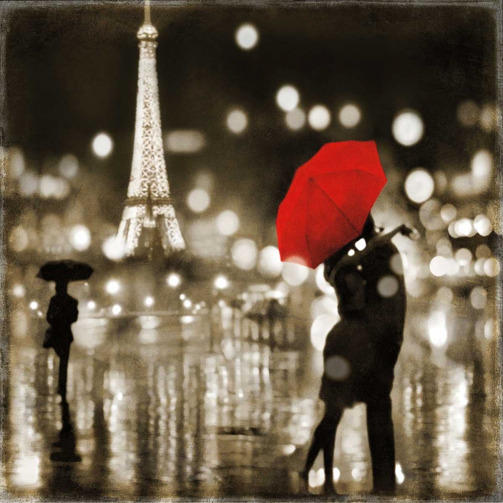 A Paris Kiss art print by Kate Carrigan for $57.95 CAD