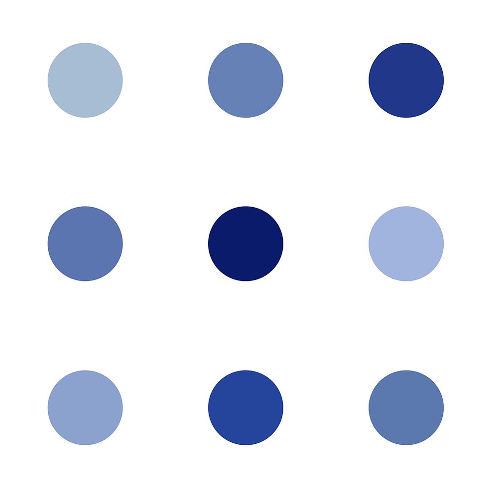 Circle Three Blue art print by Karl Langdon for $57.95 CAD