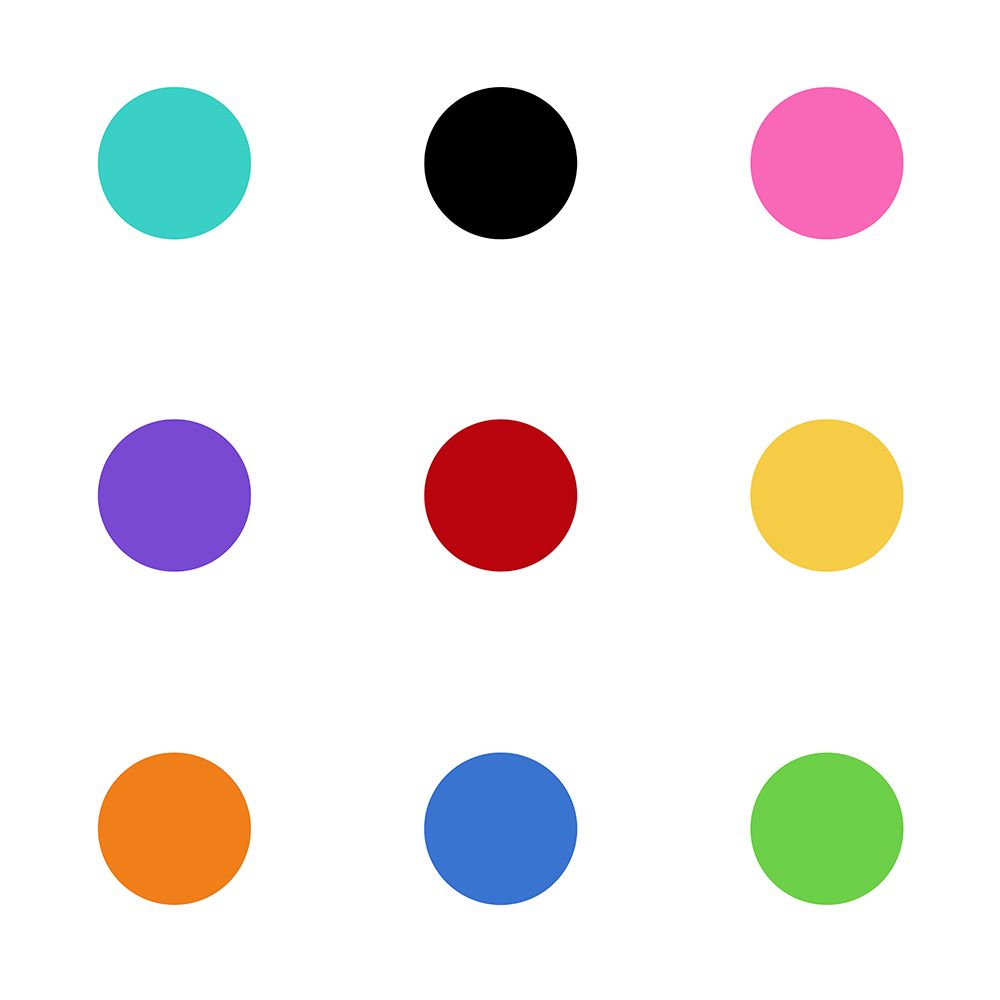 Circle Three Multicolor art print by Karl Langdon for $57.95 CAD