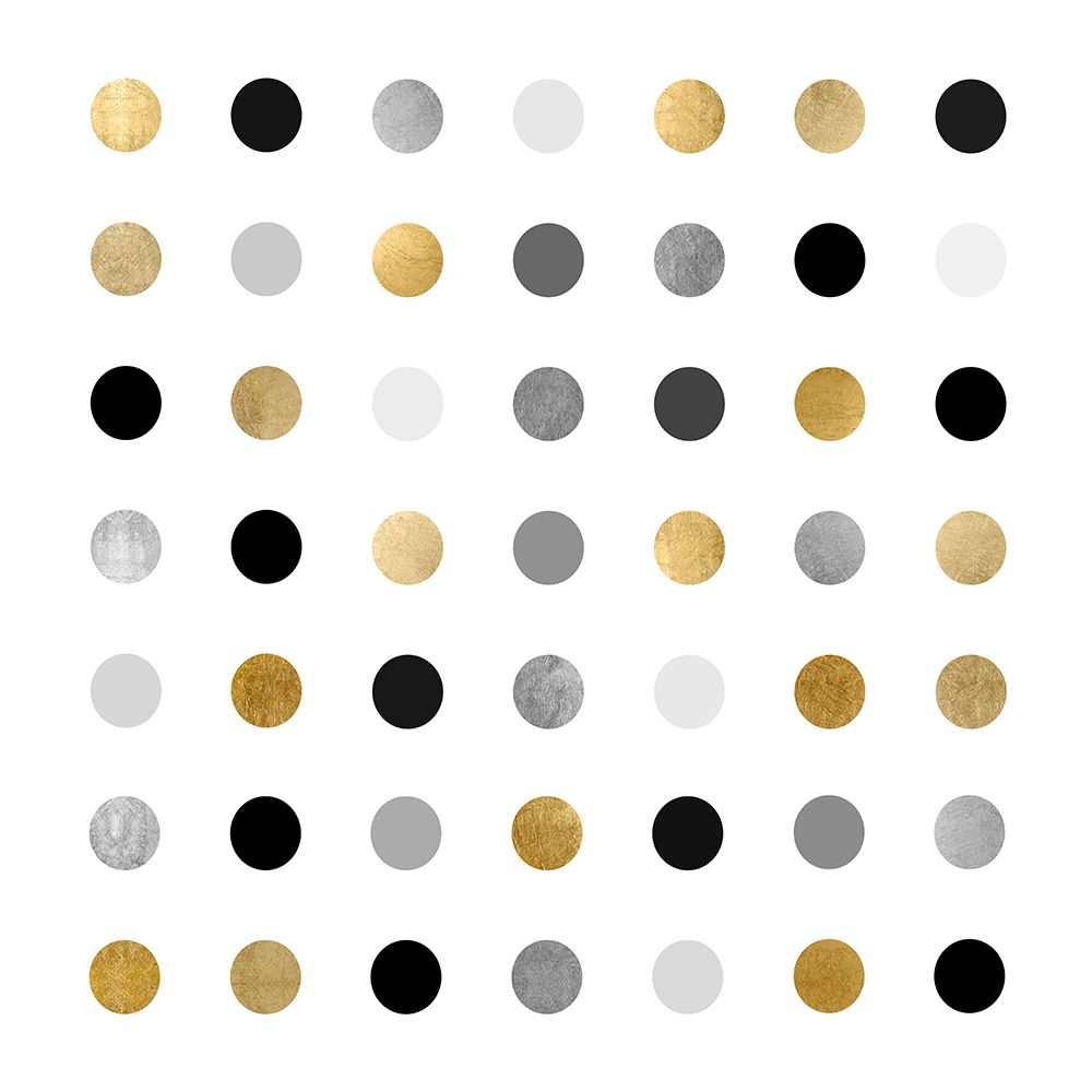 Circle Seven Gold Silver art print by Karl Langdon for $57.95 CAD