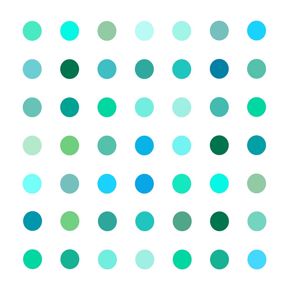 Circle Seven Green art print by Karl Langdon for $57.95 CAD