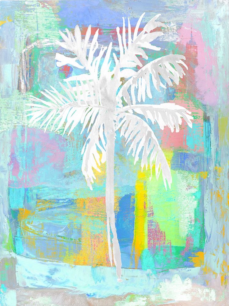Abstract Palm Aqua art print by Madeline Blake for $57.95 CAD
