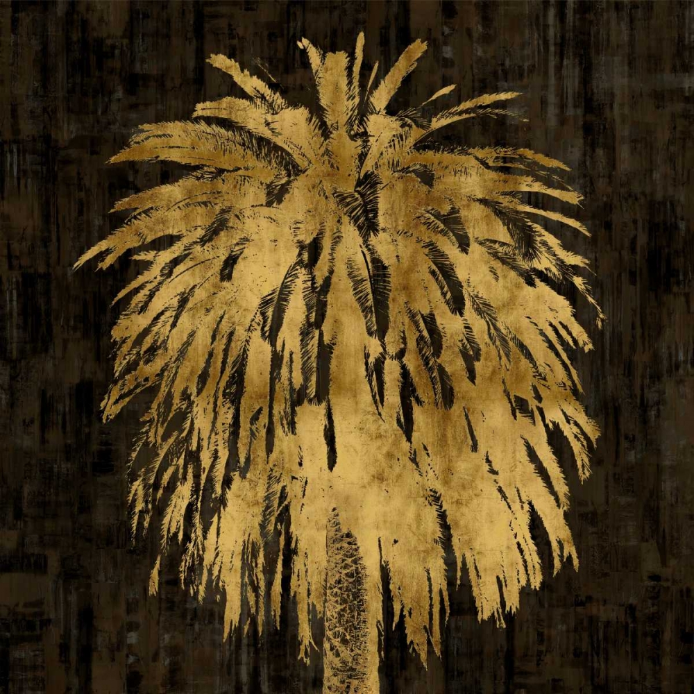 Palms In Gold I art print by Kate Bennett for $57.95 CAD