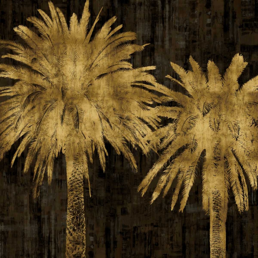 Palms In Gold II art print by Kate Bennett for $57.95 CAD