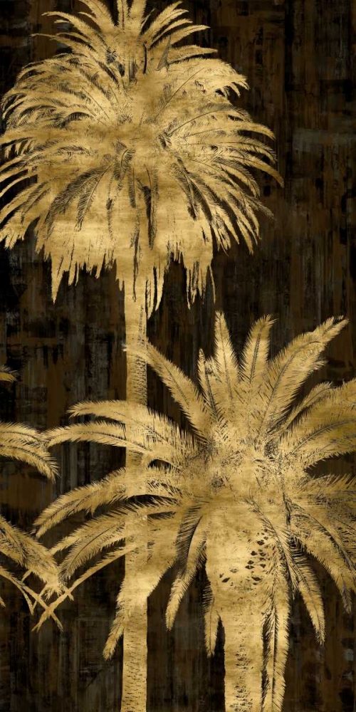 Golden Palms Panel II art print by Kate Bennett for $57.95 CAD