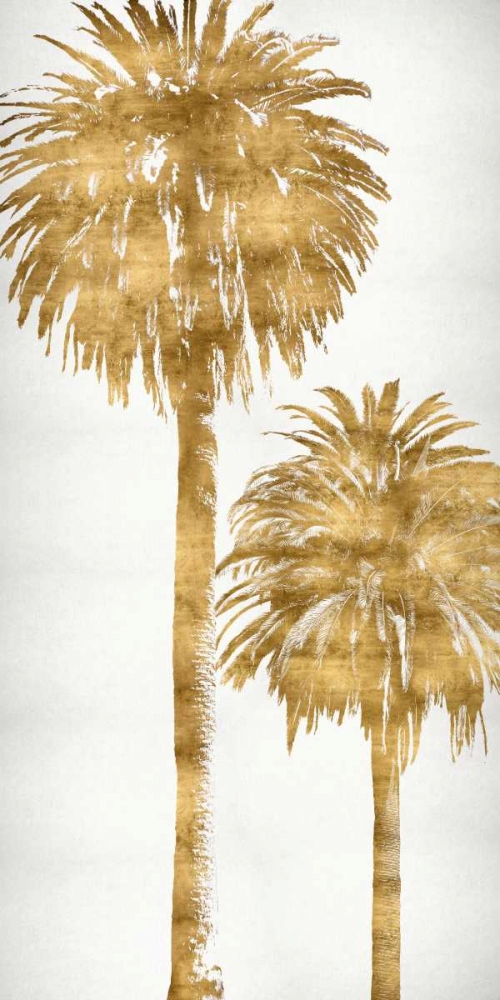 Golden Palms Panel III art print by Kate Bennett for $57.95 CAD