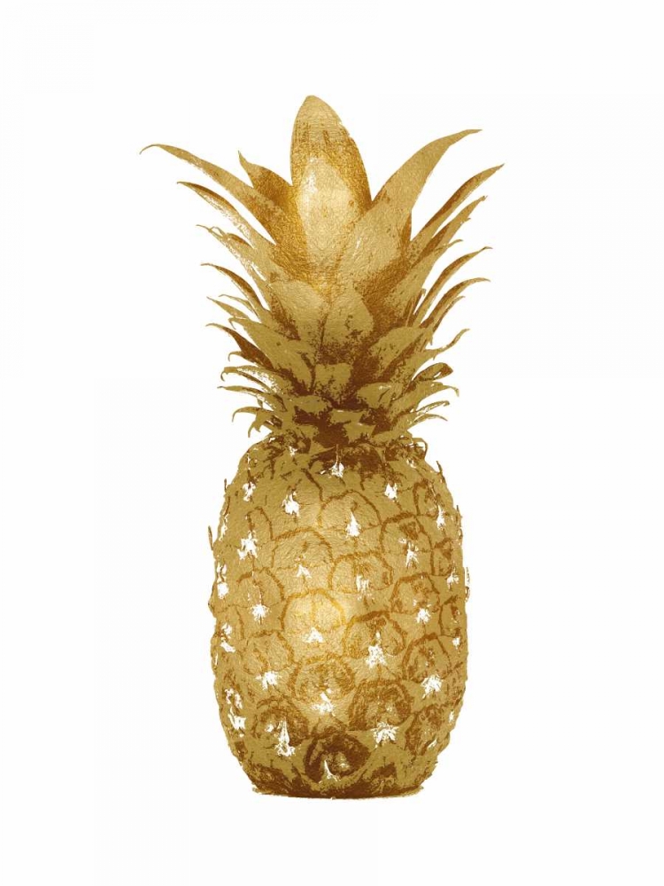 Gold Pineapple I art print by Kate Bennett for $57.95 CAD