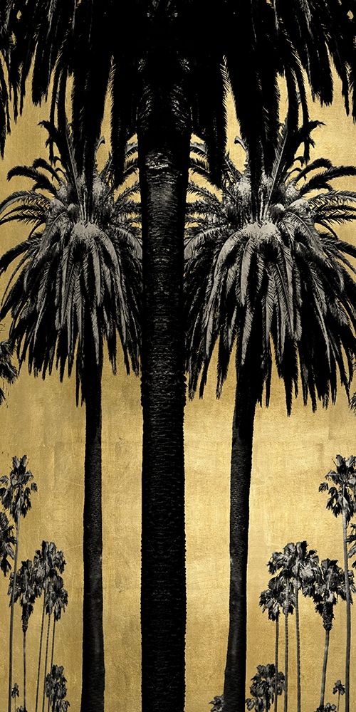 Palms with Gold I art print by Kate Bennett for $57.95 CAD