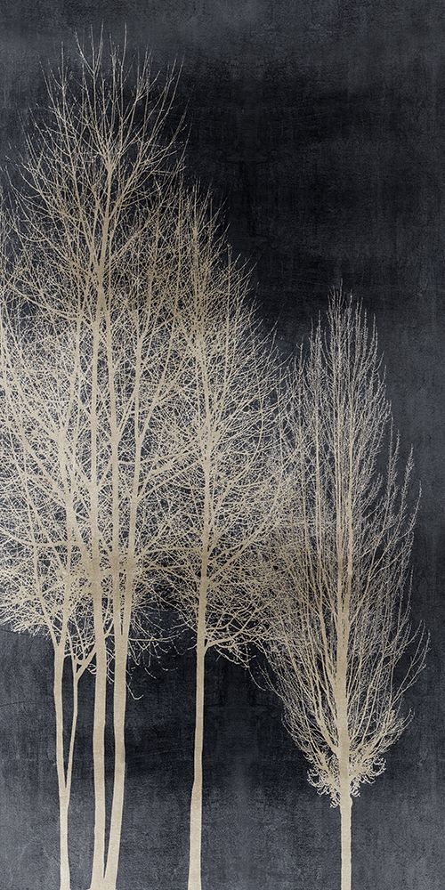 Silver Tree Silhoutte I art print by Kate Bennett for $57.95 CAD