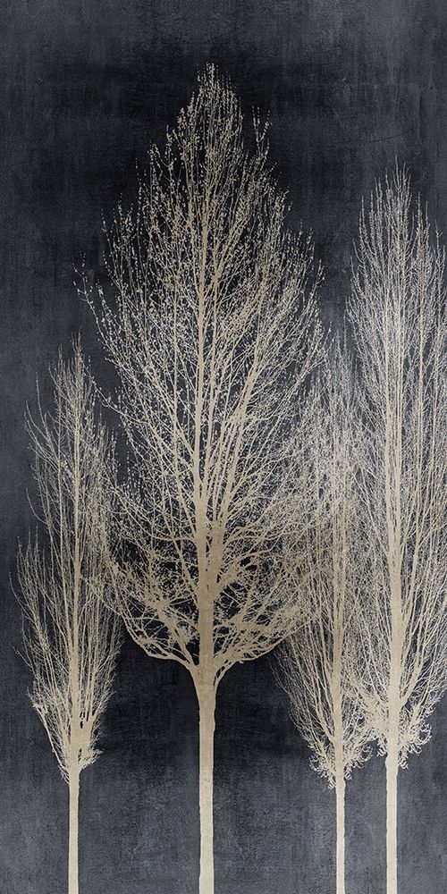 Silver Tree Silhoutte II art print by Kate Bennett for $57.95 CAD