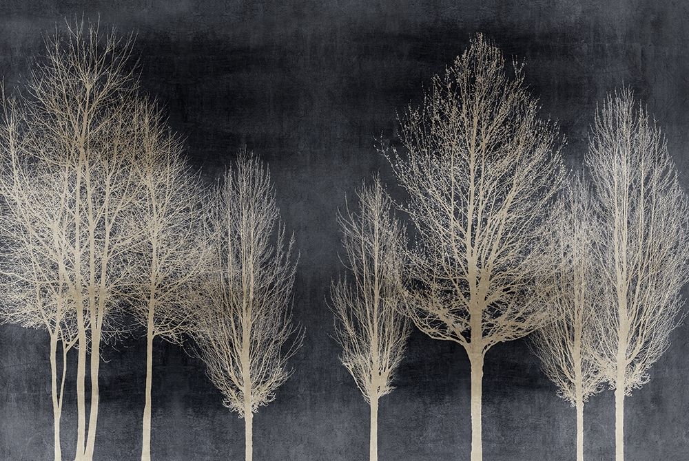 Trees on Dark Gray art print by Kate Bennett for $57.95 CAD