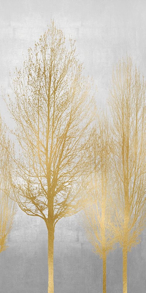 Gold Tree Panel I art print by Kate Bennett for $57.95 CAD