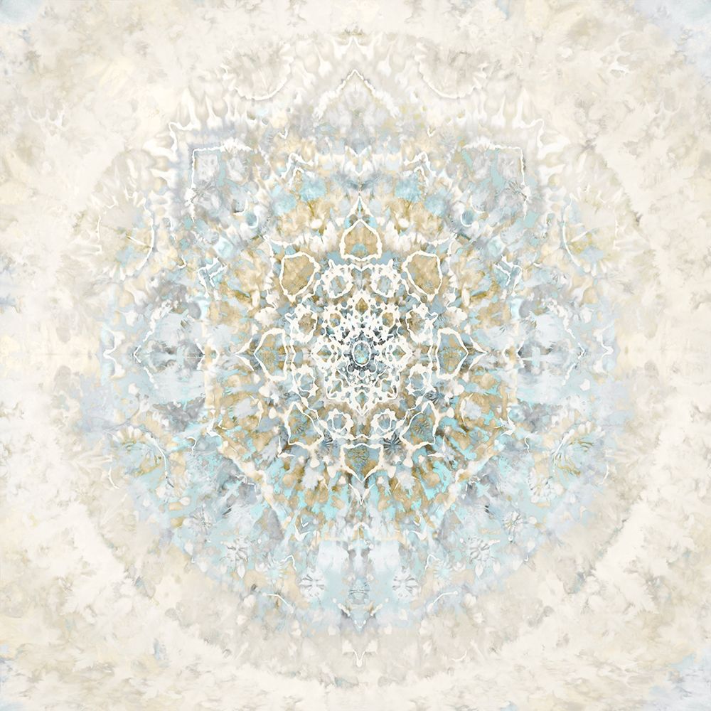 Tapestry Aqua Blue art print by Molly Kearns for $57.95 CAD