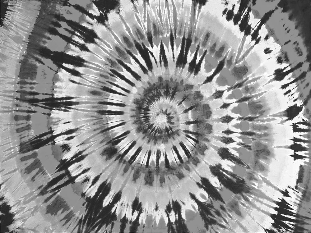 Tie Dye Black and White art print by Molly Kearns for $57.95 CAD
