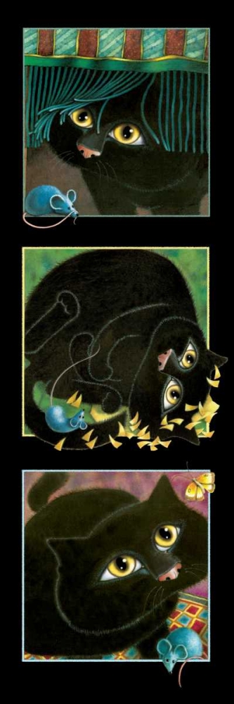 A Cat Never Tells-Trio II art print by Laura Seeley for $57.95 CAD