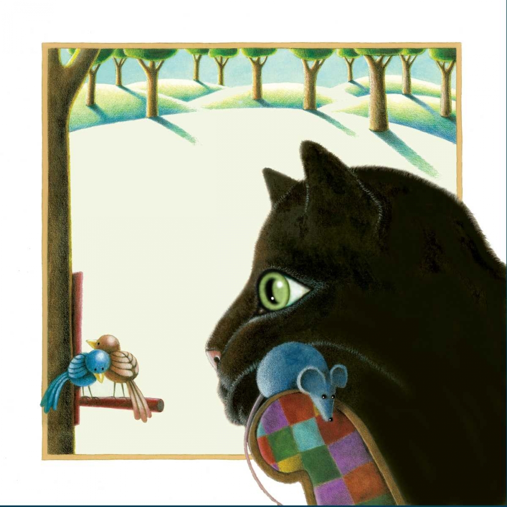Best Seat in the House (Green) art print by Laura Seeley for $57.95 CAD