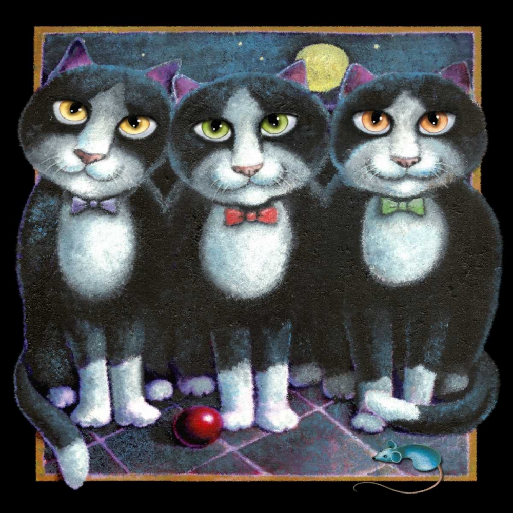 Boys Night Out (Black) art print by Laura Seeley for $57.95 CAD