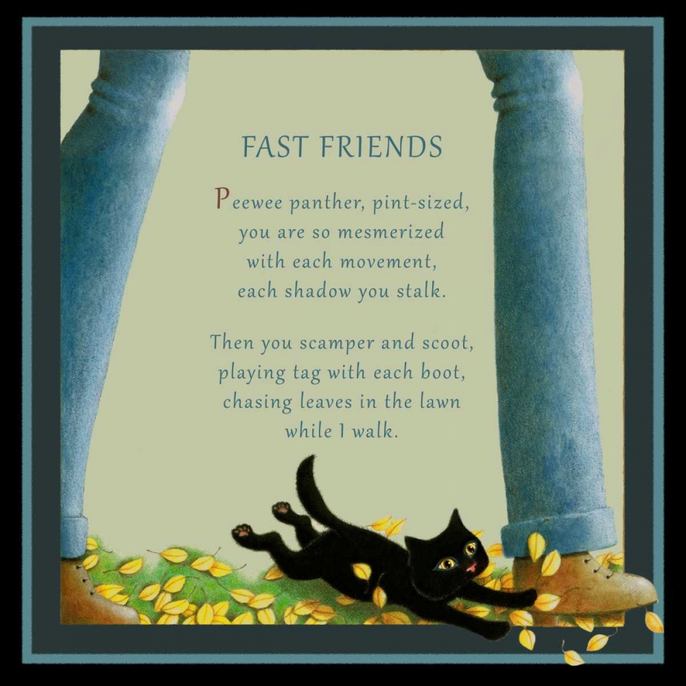 Fast Friends (Black) art print by Laura Seeley for $57.95 CAD