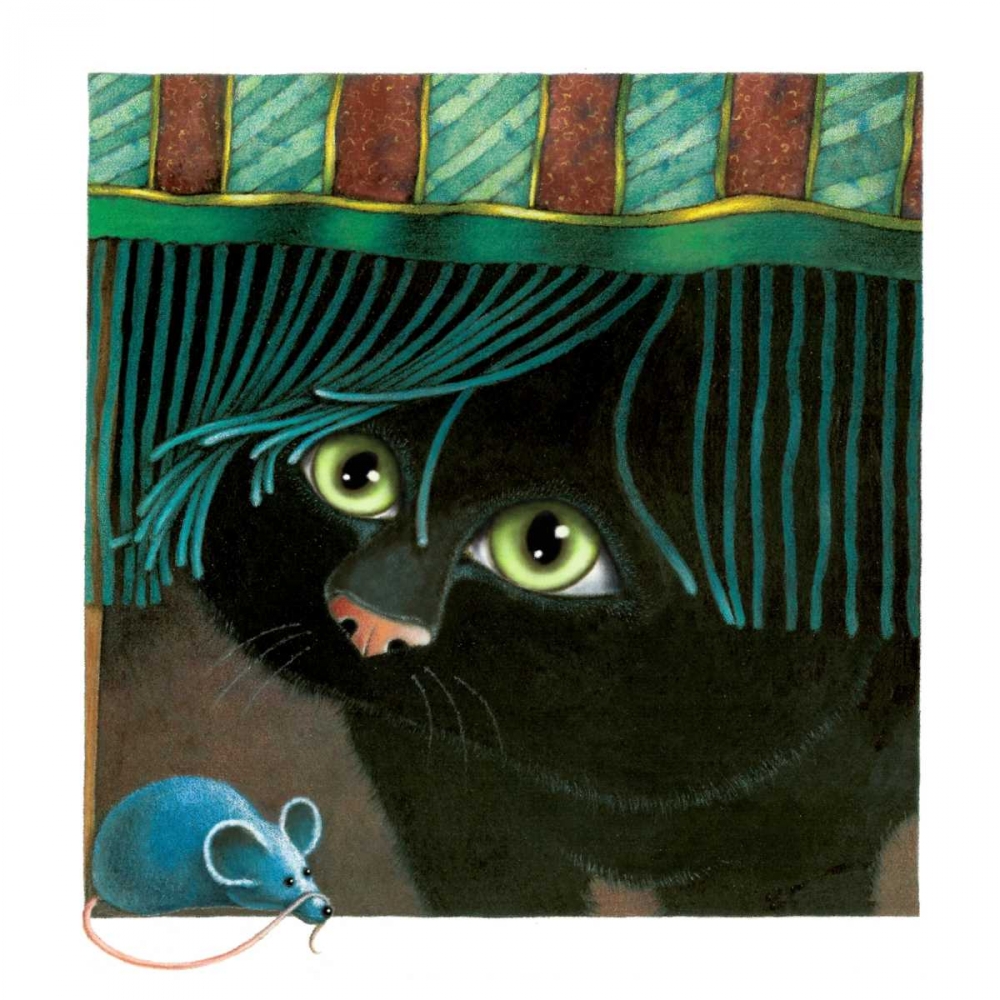 Peek-A-Boo (Green) art print by Laura Seeley for $57.95 CAD