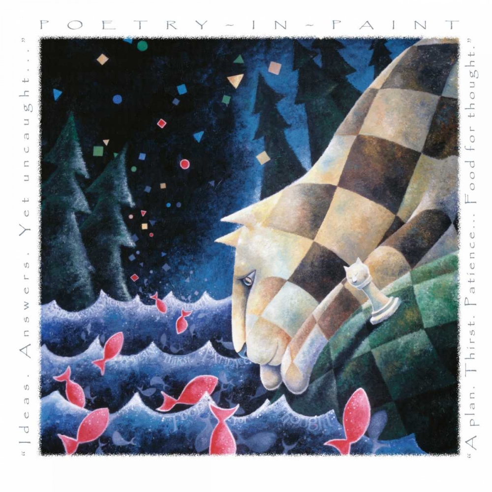 Food for Thought-Poetry in Pai art print by Laura Seeley for $57.95 CAD