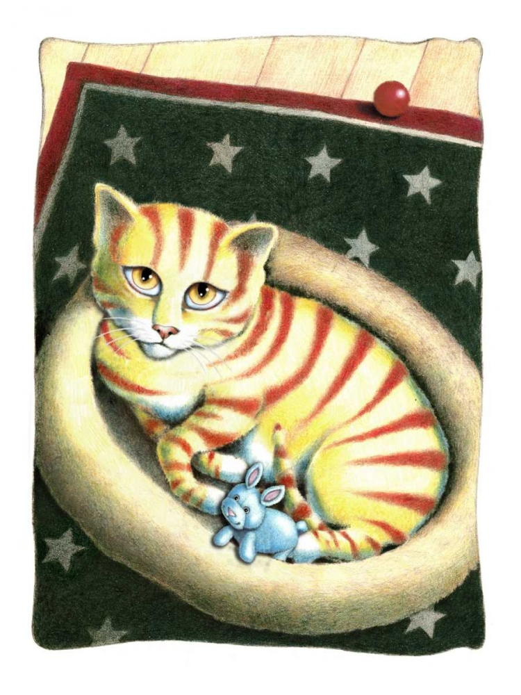 Stars, stripes and a star art print by Laura Seeley for $57.95 CAD