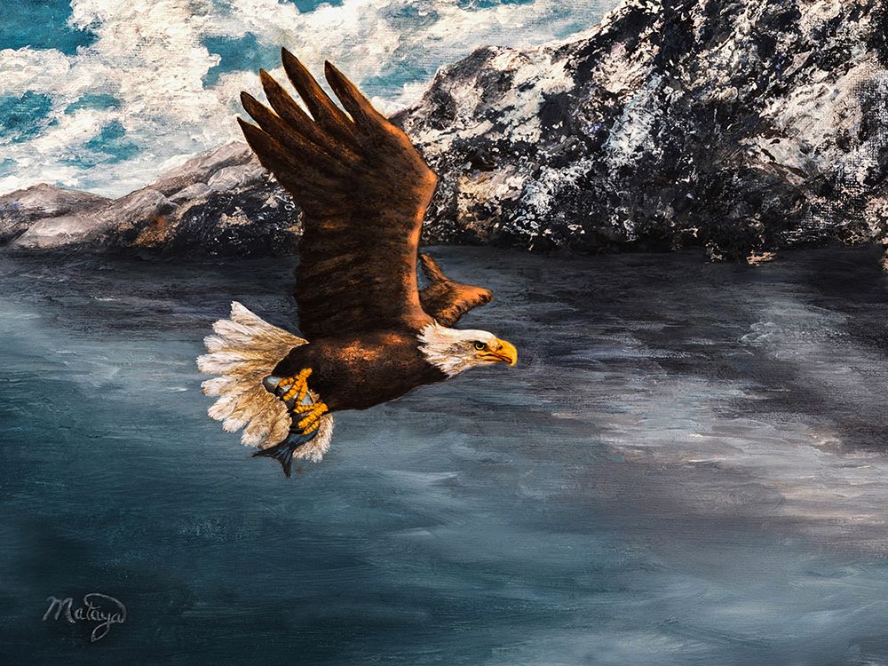 Regal Flight art print by Linda Sullivan Mataya for $57.95 CAD