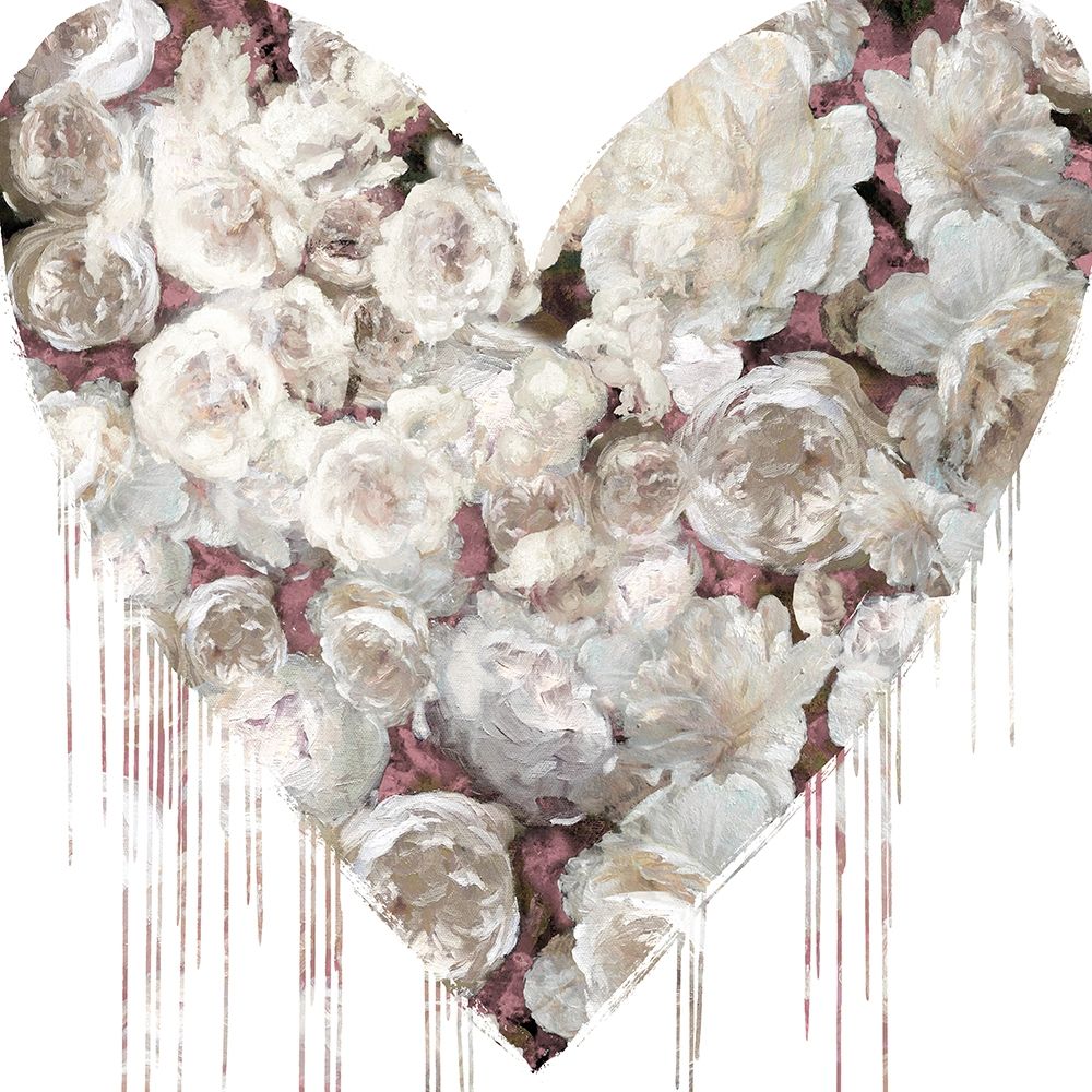 Big Hearted Flowers I art print by Lindsay Rodgers for $57.95 CAD