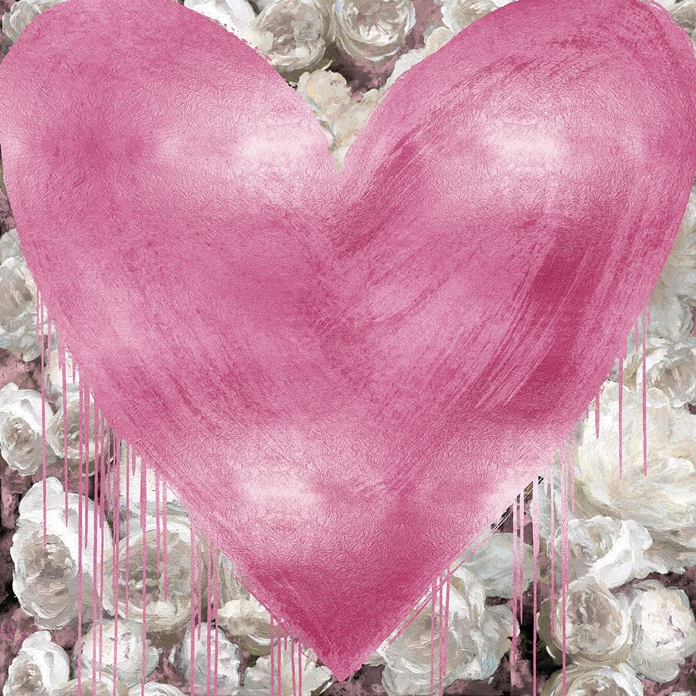 Big Hearted Pink on Flowers art print by Lindsay Rodgers for $57.95 CAD