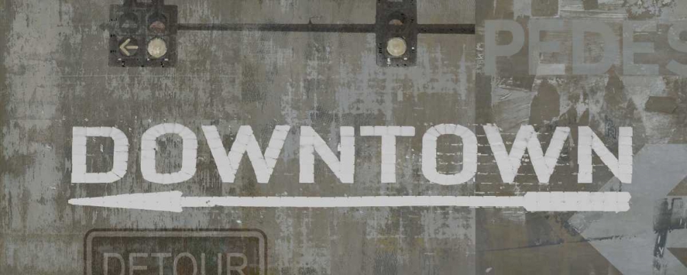 Downtown art print by Luke Wilson for $57.95 CAD