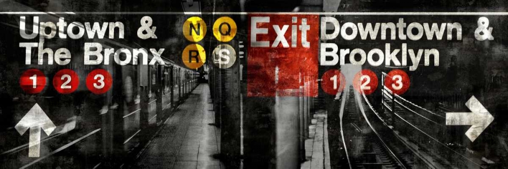 NYC Subway Station III art print by Luke Wilson for $57.95 CAD