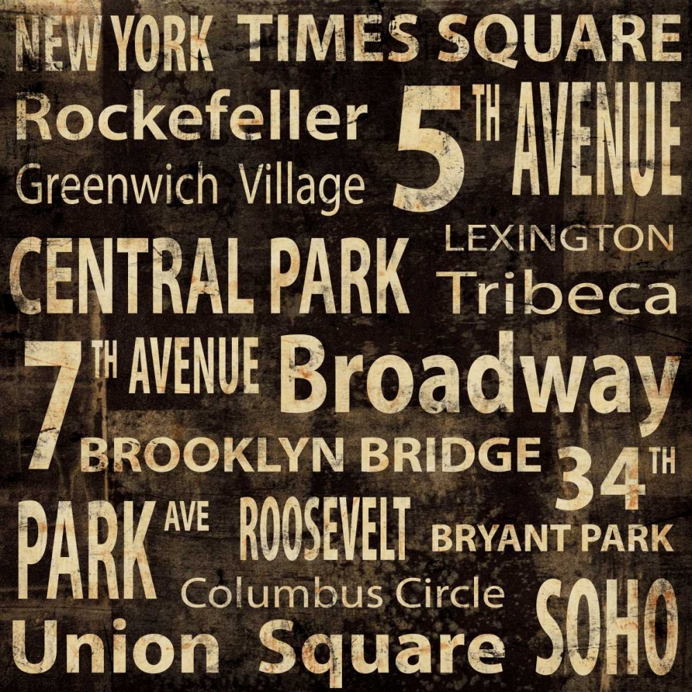 NY art print by Luke Wilson for $57.95 CAD
