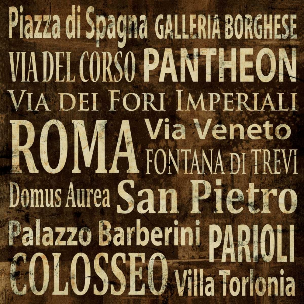 Roma art print by Luke Wilson for $57.95 CAD