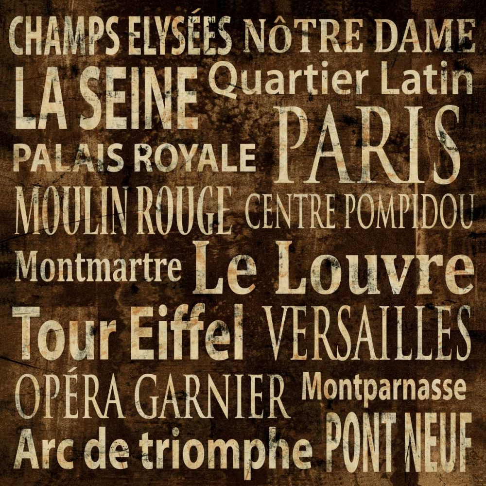 Paris art print by Luke Wilson for $57.95 CAD