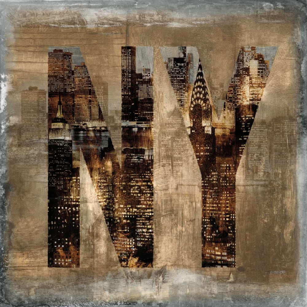 NY Revealed art print by Luke Wilson for $57.95 CAD