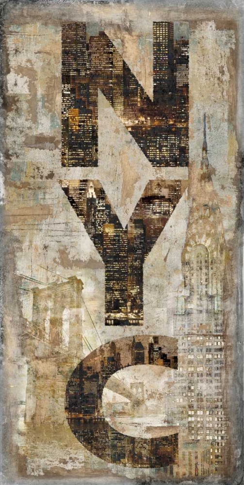 NYC Vertical art print by Luke Wilson for $57.95 CAD