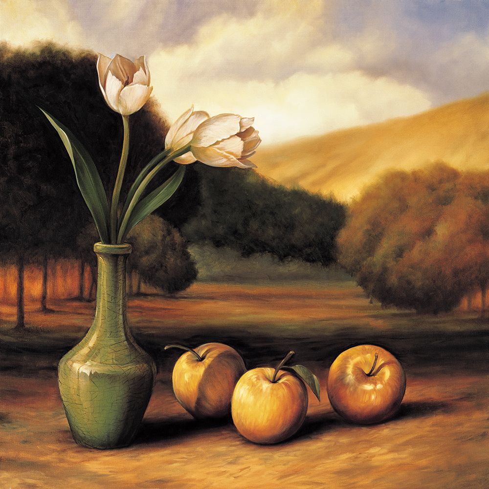 Apple Landscape art print by Migdalia Arellano for $57.95 CAD