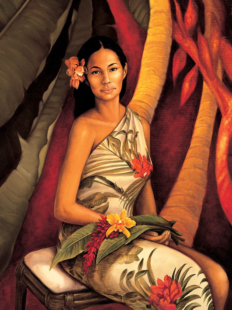 Island Woman II art print by Migdalia Arellano for $57.95 CAD