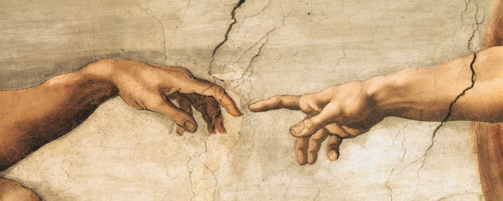Creazione di Adamo-particol art print by Michelangelo for $57.95 CAD