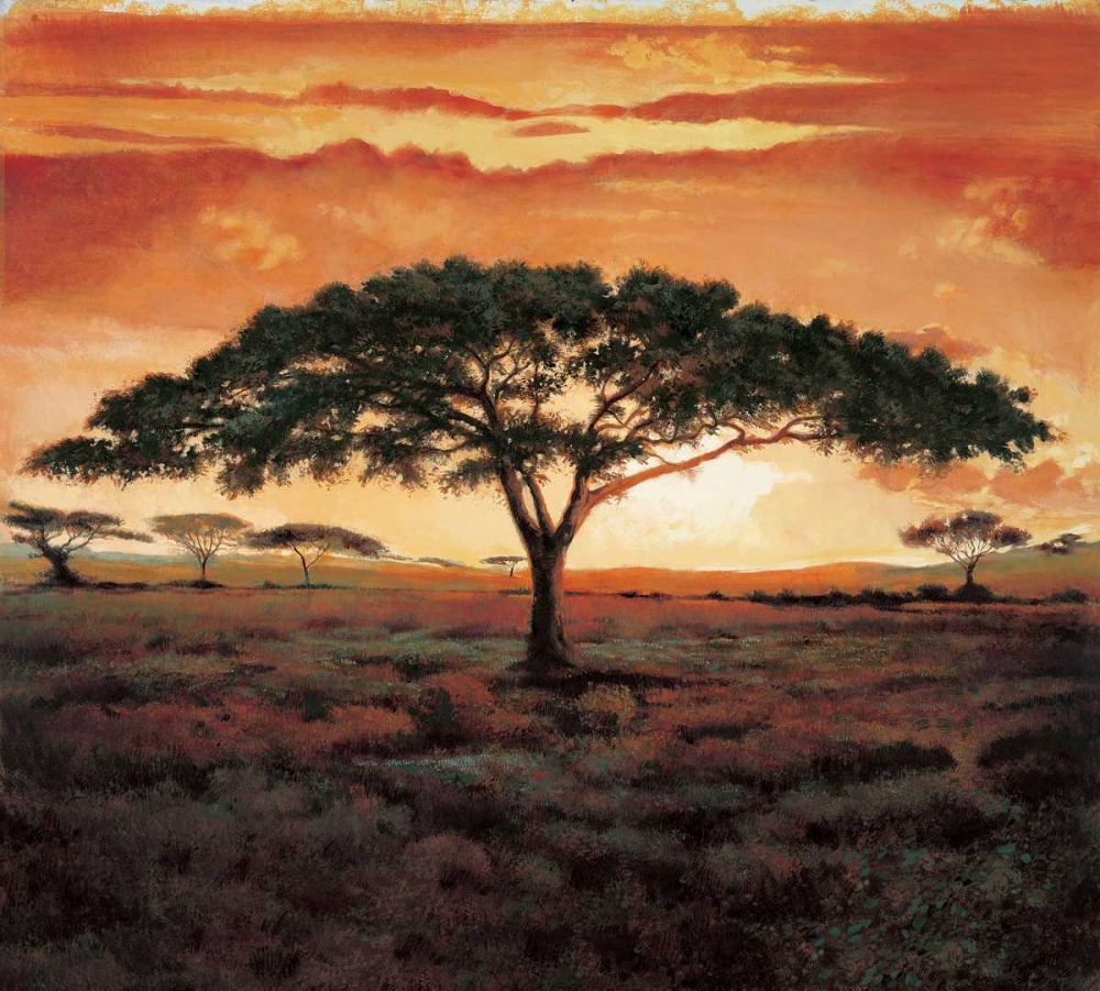 Masai Tree art print by Madou for $57.95 CAD