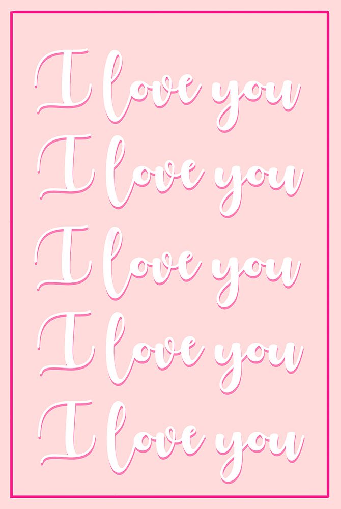 I Love You xs 5 art print by Amber Clarkson for $57.95 CAD