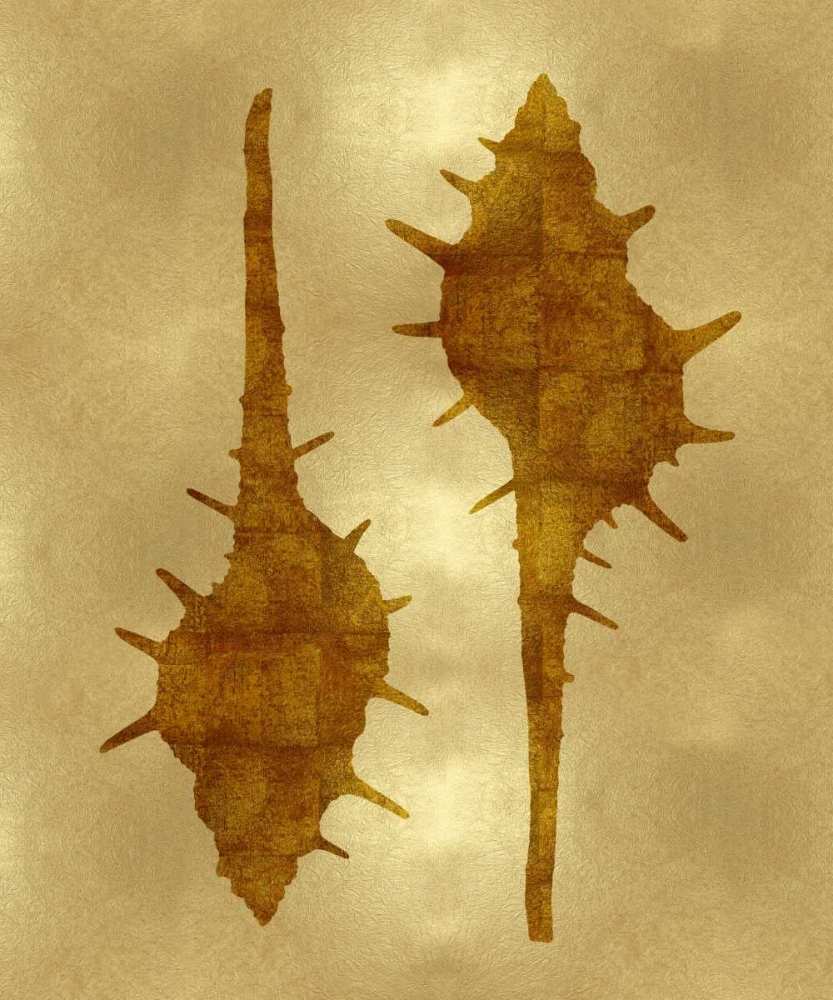 Sea Life - Gold II art print by Melonie Miller for $57.95 CAD