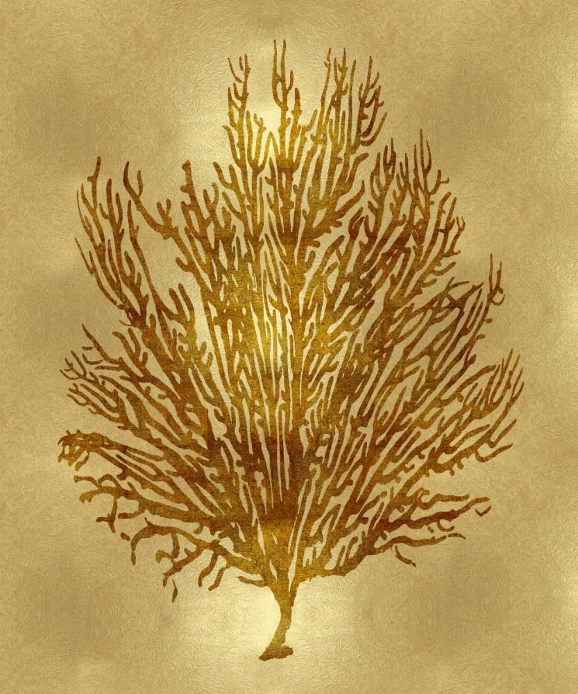 Sea Life - Gold V art print by Melonie Miller for $57.95 CAD