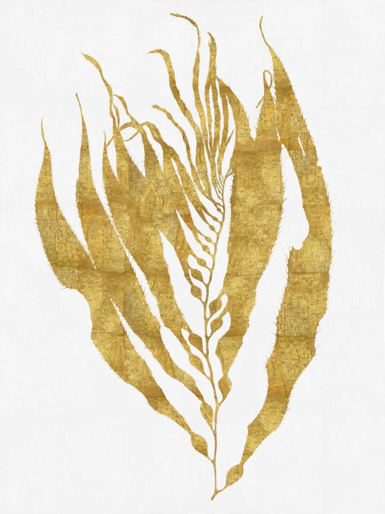 Sea Life - Gold on White I art print by Melonie Miller for $57.95 CAD