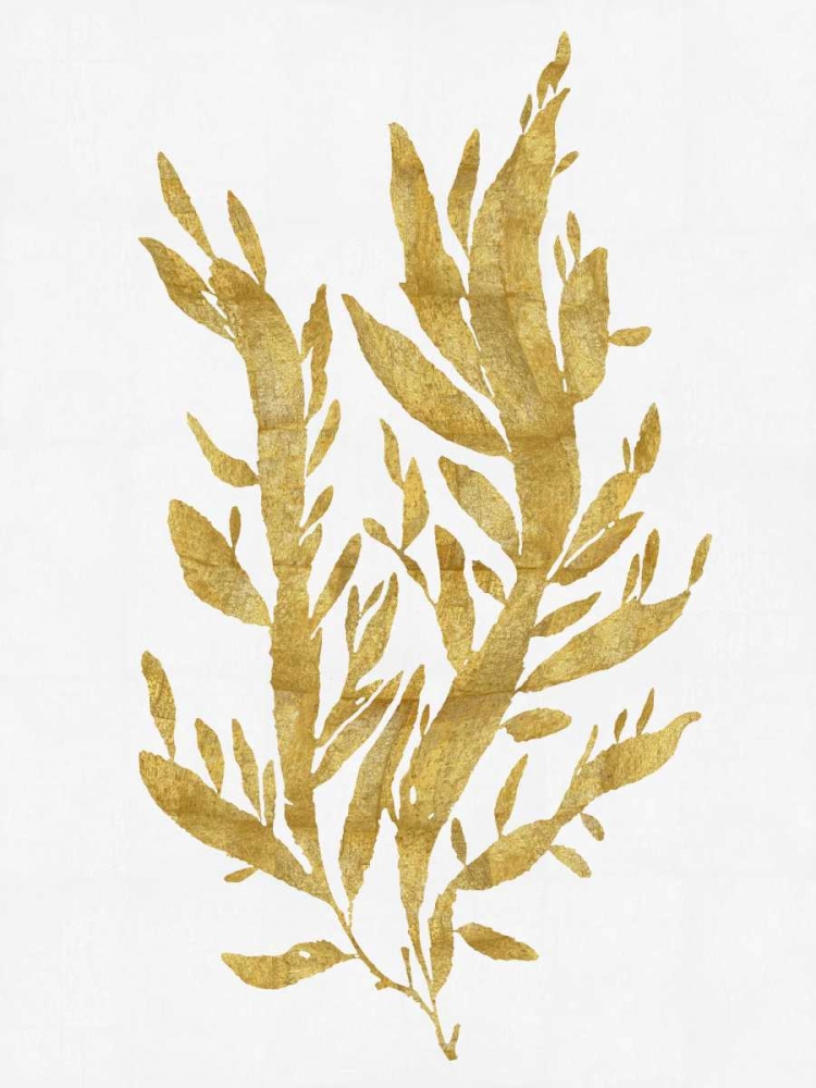 Sea Life - Gold on White IV art print by Melonie Miller for $57.95 CAD