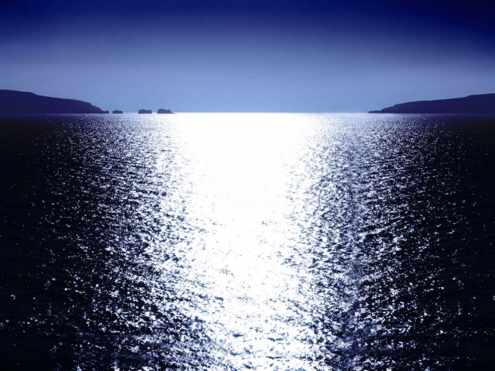Sunlight Reflection - Blue art print by Maggie Olsen for $57.95 CAD