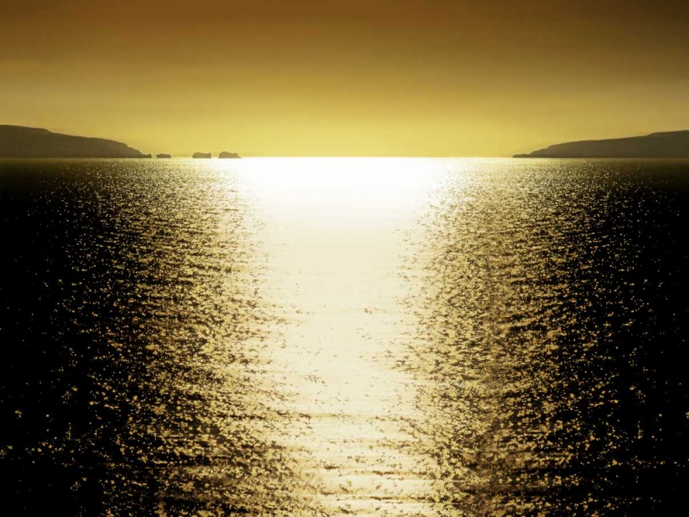 Sunlight Reflection - Golden art print by Maggie Olsen for $57.95 CAD