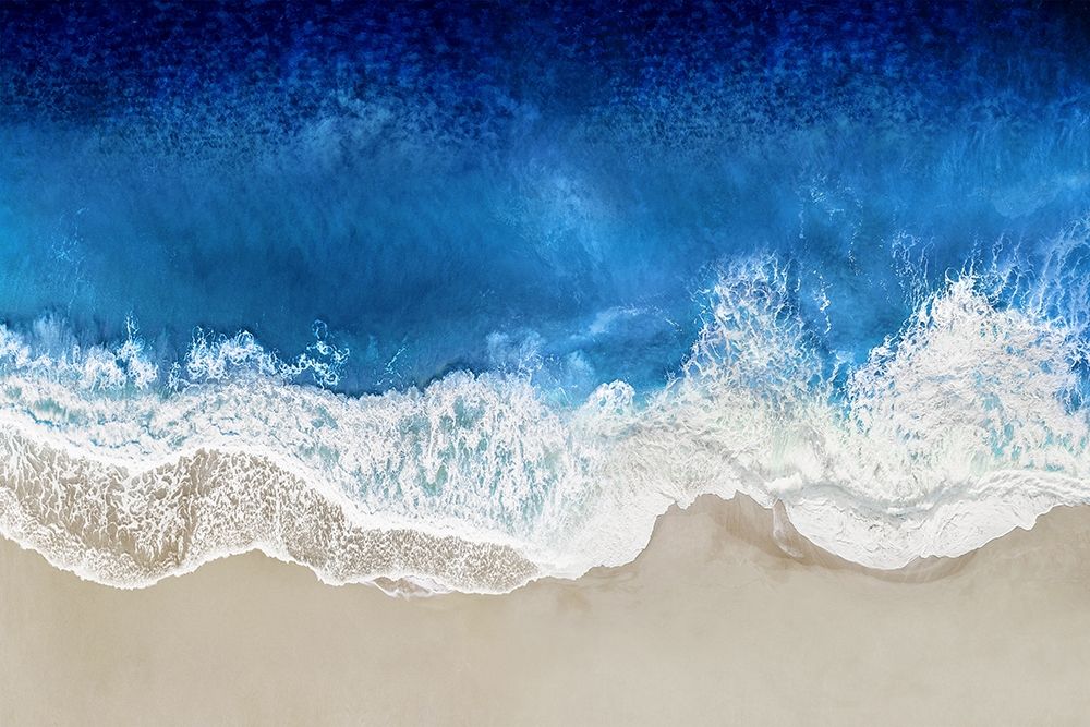 Indigo Waves From Above I art print by Maggie Olsen for $57.95 CAD