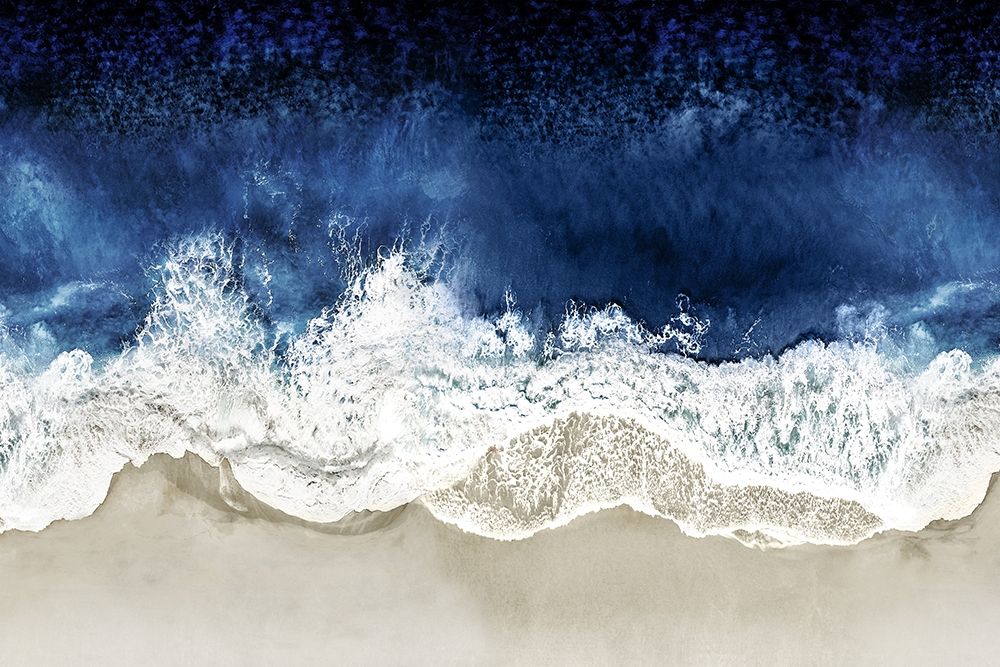 Indigo Waves From Above II art print by Maggie Olsen for $57.95 CAD